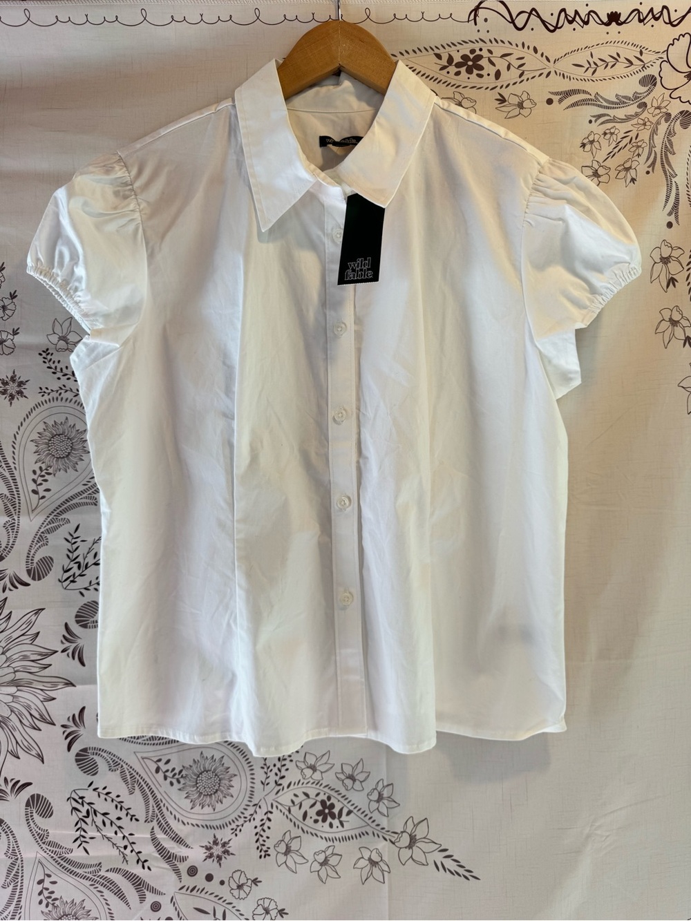 wild fable White Collared Button-Up Shirt